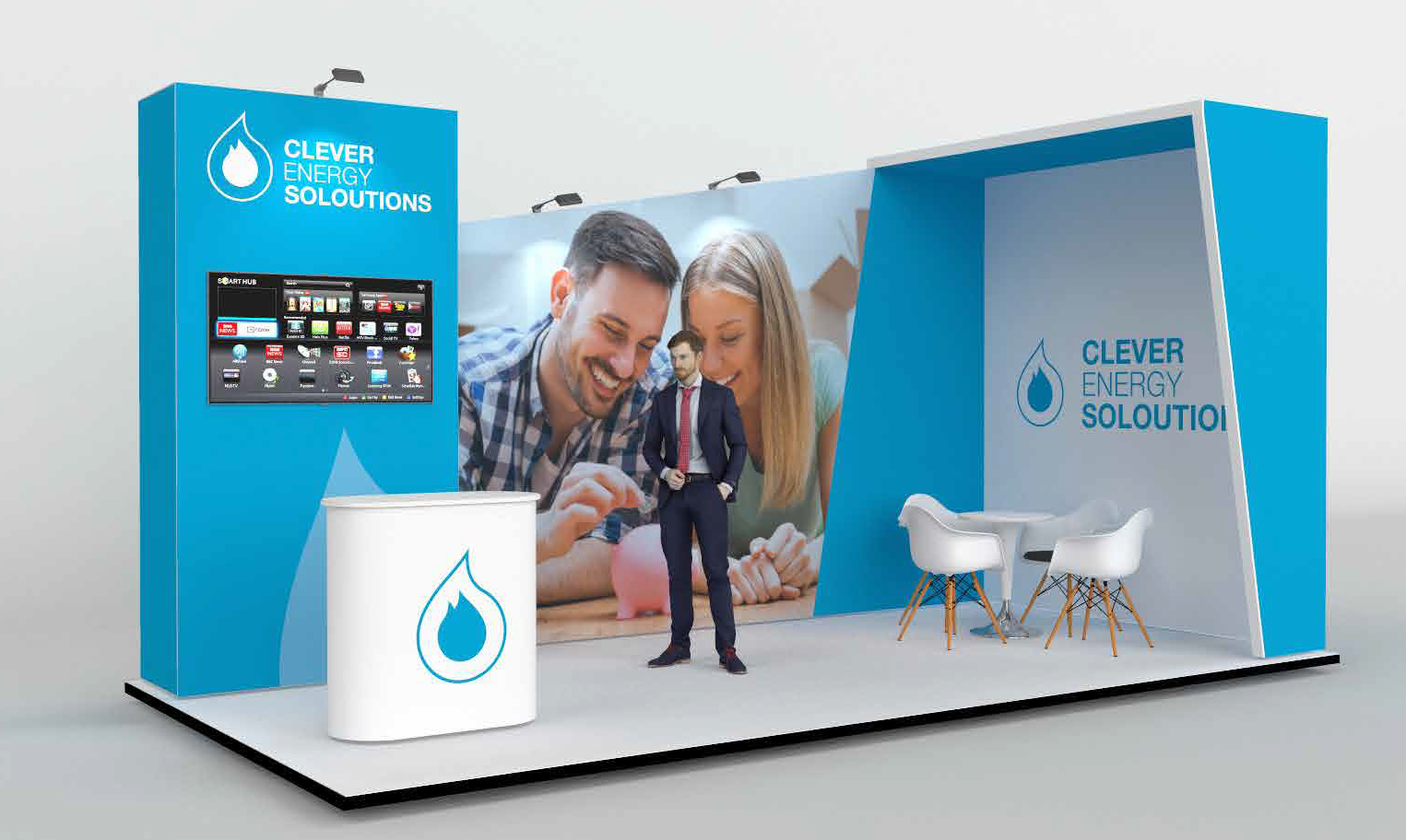 Clever Energy Solutions Exhibition Stand